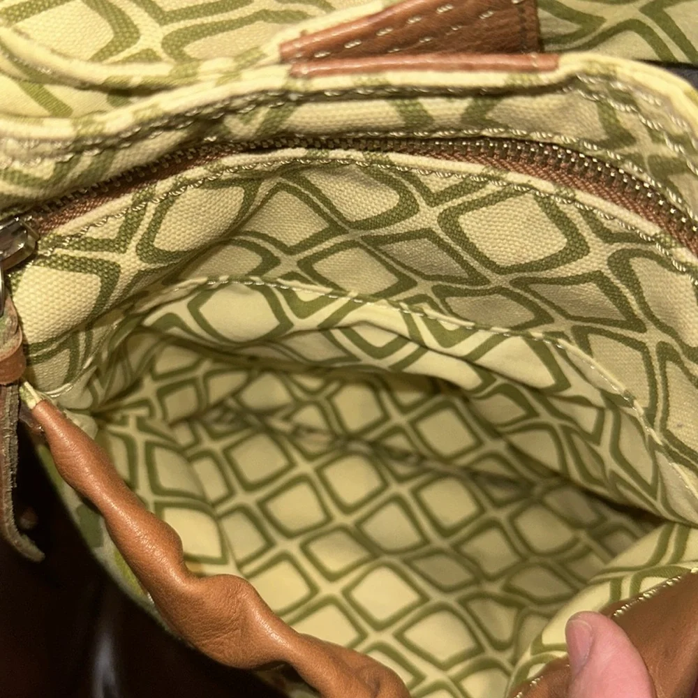 Fossil Cotton & Leather Bag - Picture 3 of 16